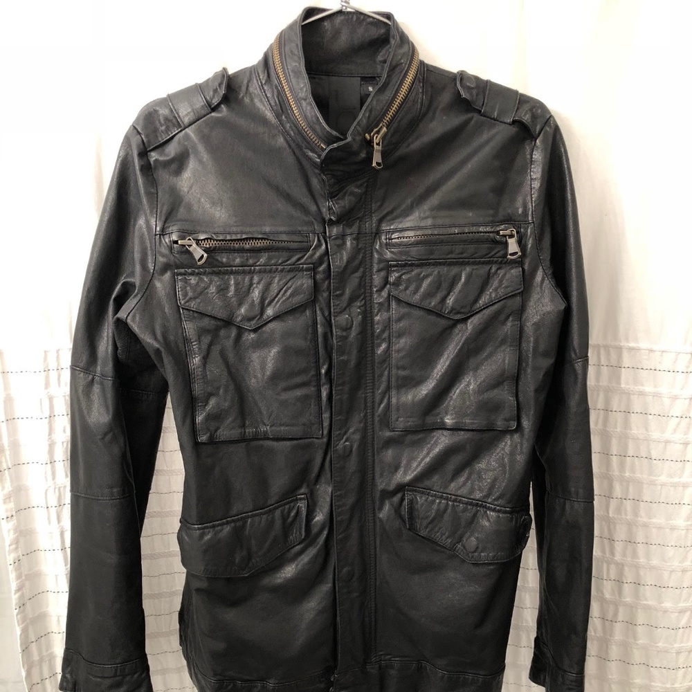 Joe’s Jeans Genuine Leather Moto-Jacket